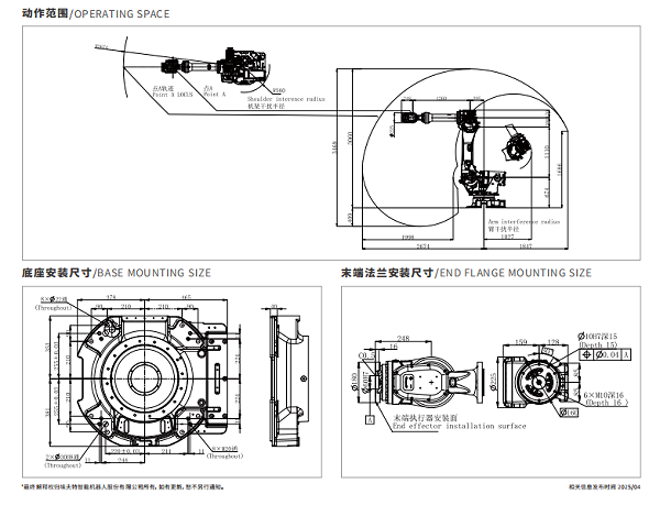 大型機器人工作范圍 大型機器人工作范圍